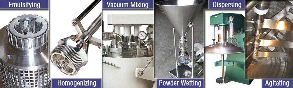 Cosmetic Homogenizer Emulsifing High Speed Disperser for Body Moisturizer